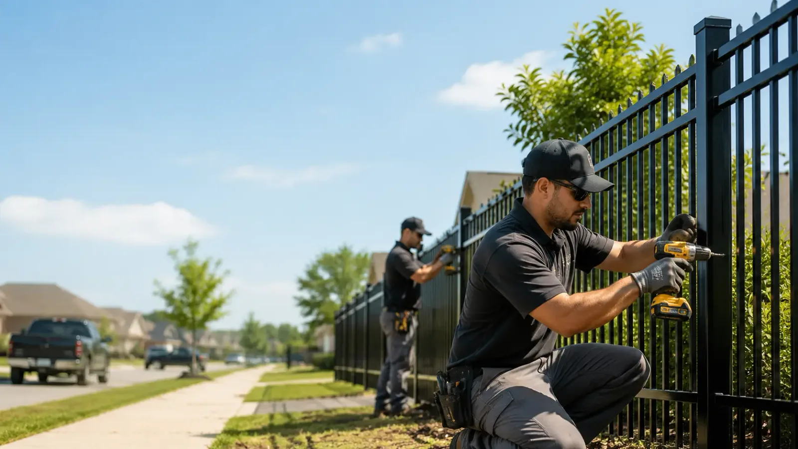 Metal Fence Installation in Caspian, MI
